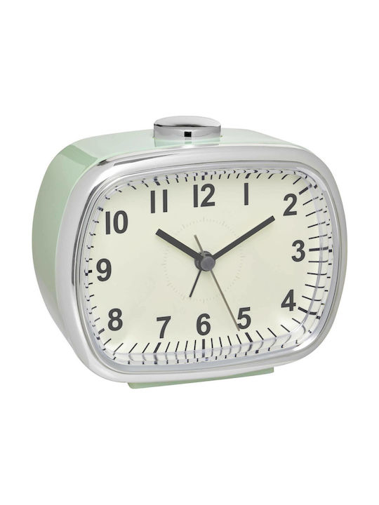 TFA Tabletop Clock with Alarm Mint 60.1032.04