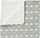 Fresk Blanket Nursery Swaddling Blankets Whale Velvet Gray 80x100cm
