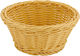 Sunnex Bread Basket made of Rattan Beige 23.5x23.5x7.5cm