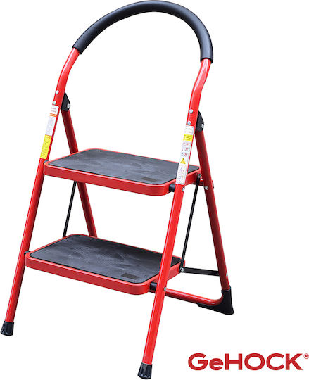 GeHock GeHock Stehleitern Eisen 2 Stufen 44cm