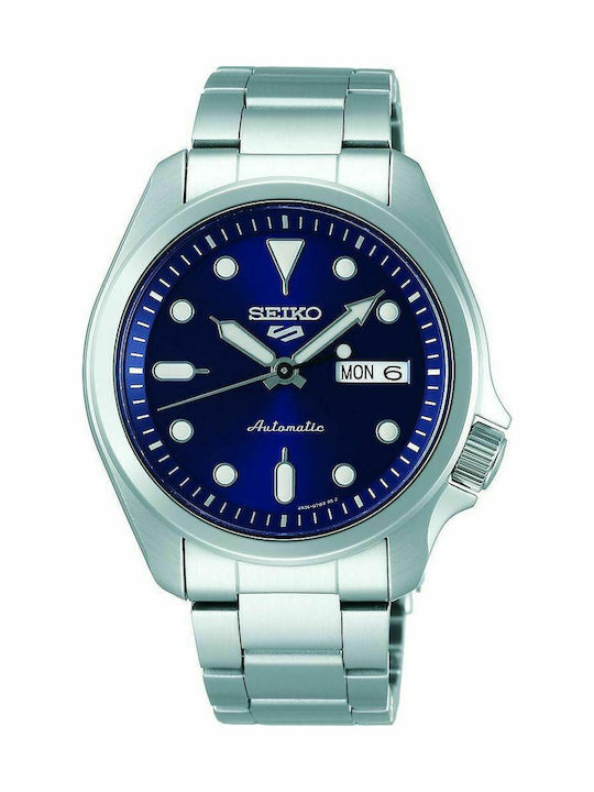 Seiko 5 Sports Ανδρικό Ρολόι 40mm Αυτόματο με Α...