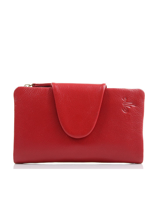 Kion 438 Large Leather Women's Wallet Classic Red