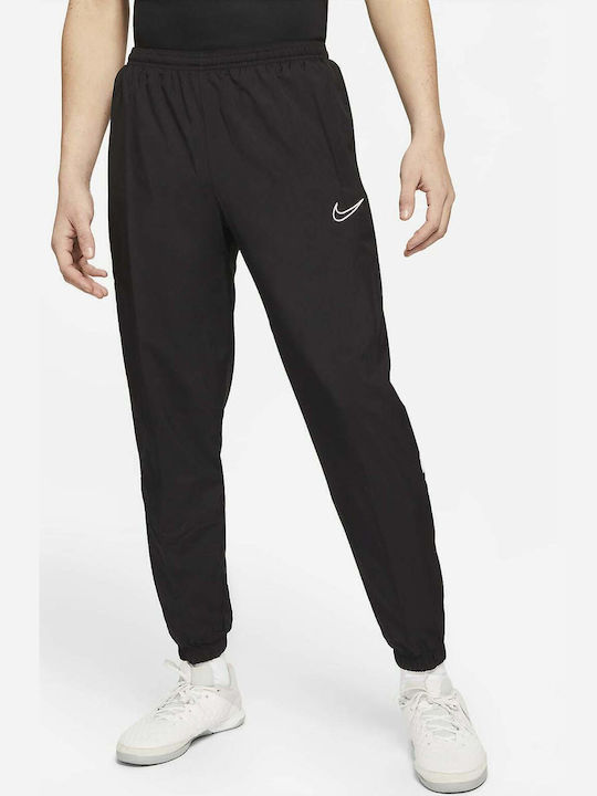 Academy Herren-Sweatpants Dri-FIT Glänzende mit Gummibund Schwarz
