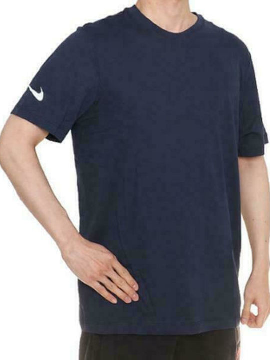 Nike Team Club 20 Herren Sport T-Shirt Kurzarm Marineblau