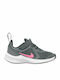 Downshifter Downshifter 10 Kids Sports Shoes Running with Hoop & Loop Closure Smoke Grey / Sunset Pulse / Black / White