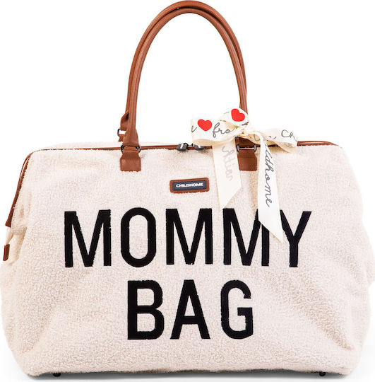 Childhome Τσанта-Смяна на Пелени Mommy Teddy Off White 55x30x40см.