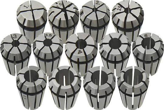 vidaXL 146720 Εξάρτημα Φρέζας Σετ Τσιμπίδια Collet Φρέζας 13τμχ Σετ 13τμχ