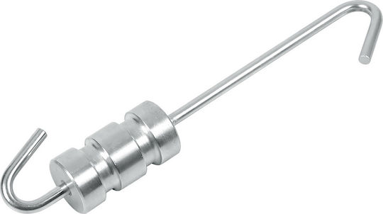 Lampa Airflow Γάντζος Μεταλλικός Air-Flow Πτυσσόμενος για Κατοικίδια για να Μένει Ανοιχτό το Πορτ Μπαγκάζ 21.5>24cm Γκρι