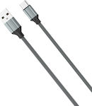 Ldnio LS442 Geflochten USB-A zu Lightning Kabel Gray 2m