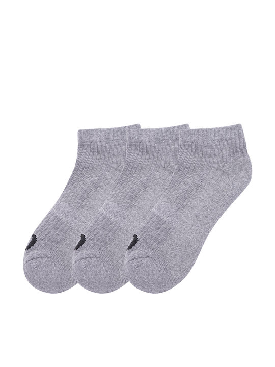 Emerson Μονόχρωμες Κάλτσες Γκρι 3Pack