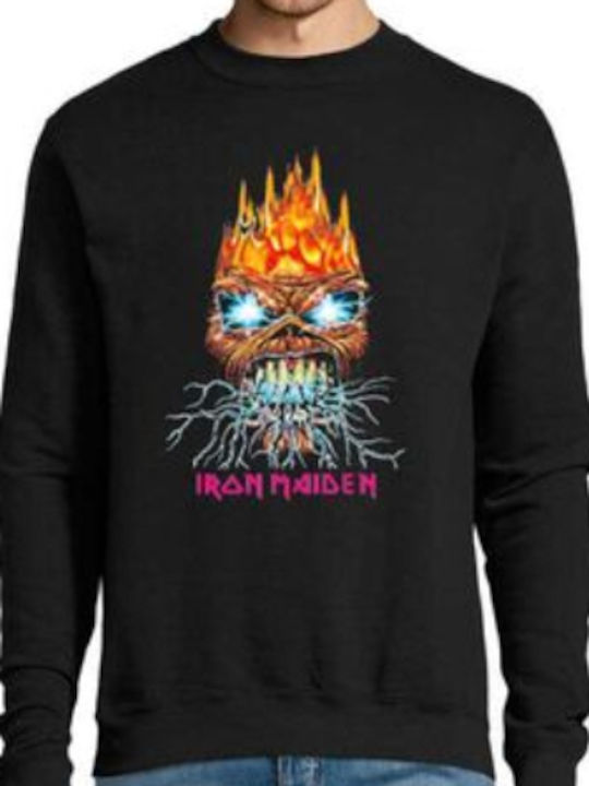 Sweatshirt Klassisch Schwarz Iron Maiden 1675