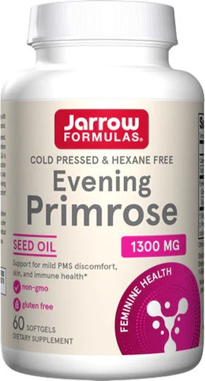 Jarrow Formulas Evening Primrose 1300мг Добавка за Менопауза 60 софтджел