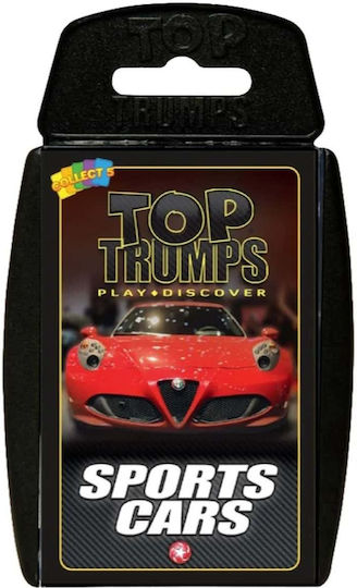 Επιτραπέζιο Παιχνίδι Top Trump Sports Cars για 2+ Παίκτες 6+ Ετών (EN) Winning Moves