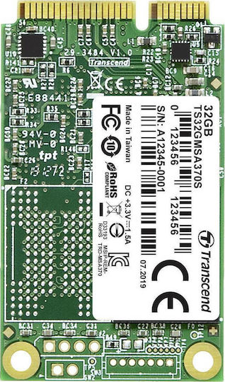 Transcend MSA370S SSD 32GB mSATA SATA III