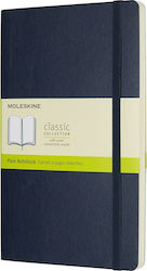 Moleskine Σημειωματάριο με Λευκές Σελίδες και Λάστιχο Sapphire Large