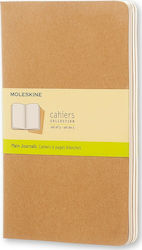 Moleskine Set 3 Caiete cu Pagini Albe Maro