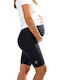 PCP Biker Shorts Amaryllis Shiny Μαύρο Κολάν Εγκυμοσύνης