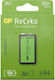 GP Batteries ReCyko Baterie Reîncărcabilă 9V Ni-MH 200mAh 1buc