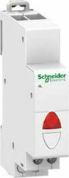 Schneider Electric Μονή Ενδεικτική Λυχνία Πίνακα Πράσινη 1P