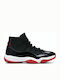 Air  11 Retro Мъжки Ботуши Black / White / Varsity Red