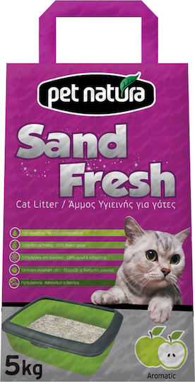 Pet Natura Sand Fresh Aromatic Cat Litter with Scent Green Apple