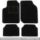 Race Axion Set of Front and Rear Mats 4pcs from Carpet for Toyota Corolla Black