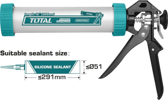 Total THT20112 Silicone Gun with Barrel