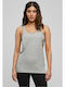 Women's Summer Blouse Cotton Sleeveless Gray