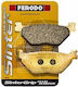 Ferodo Motorcycle Brake Pads Rear Metallic Pads Yamaha T-MAX 500 530 For Yamaha T-Max 530 FJR 1300 T-MAX 500