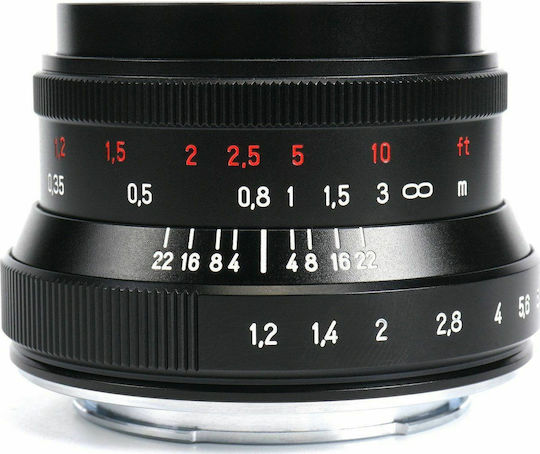 7artisans Crop Camera Lens Photoelectric 35mm MK II f/1.2 Fixed for Fujifilm X Mount Black