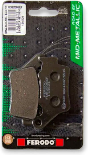 Ferodo Motorcycle Brake Pads Rear Organic Brake Pads Yamaha XT660 R/X for Aprilia Pegaso 650 / Caponord Yamaha XT / XT 660
