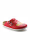 Birkenstock Kay SL Professional Γυναικεία Δερμάτινα Ανατομικά Σαμπό Κόκκινα 0582516