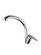 Wtsgroup Kristal Tall Kitchen Faucet Counter Chrome