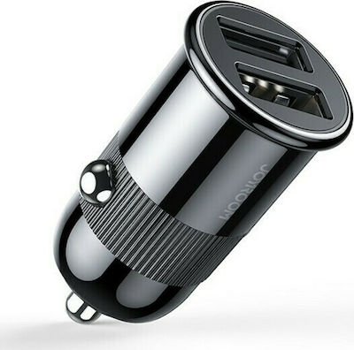 Joyroom Car Charger Black C-A06 Total Intensity 3.1A with Ports: 2xUSB