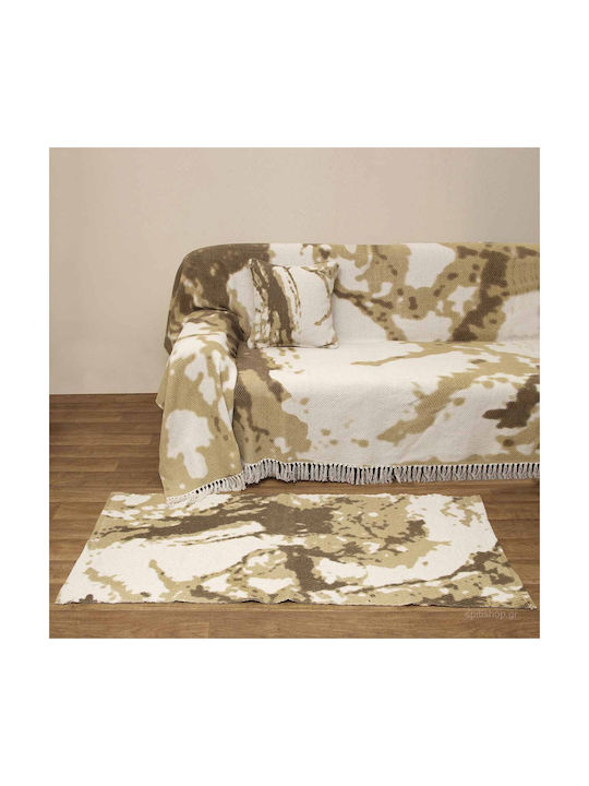 Viopros Χαλί Ορθογώνιο Μπεζ 65x140cm