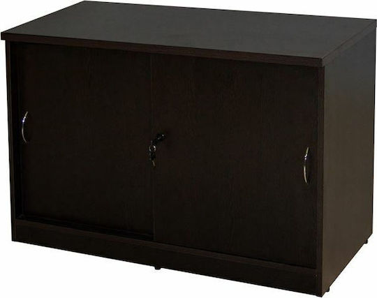 Ξύλινο Ντουλάπι Γραφείου με Κλειδαριά Wenge 100x45x69cm Ξύλινο Ντουλάπι Γραφείου με Κλειδαριά Wenge 100x45x69cm