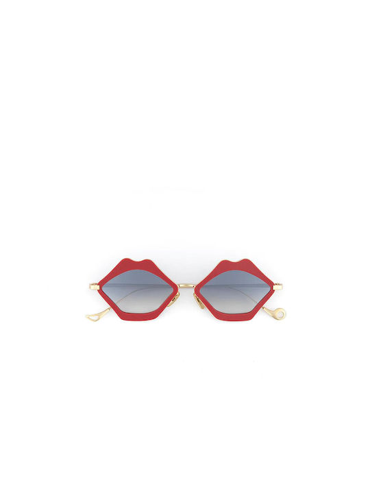 Eyepetizer Bisous Women's Sunglasses with Red Frame