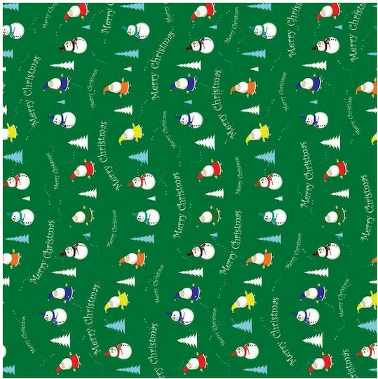 Next Christmas Wrapping Paper for Gift Green 70cm. 16pcs