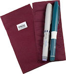 Frio Duo Wallet Medical Bag for Diabetic Kits Burgundy