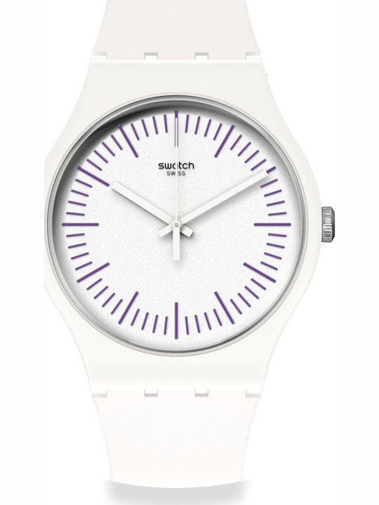 Swatch Unisex Ανδρικό Ρολόι 41mm Μπαταρίας με Λ...