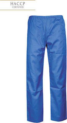 Fageo Unisex Pantaloni medicali Albastru din Bumbac și Poliester