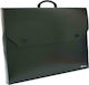 Metron Plastiktasche für Entwürfe mit Schnalle und Handgriff 73x5x59cm Schwarze