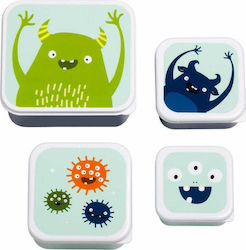 A Little Lovely Company Plastic Kids' Lunch Set...