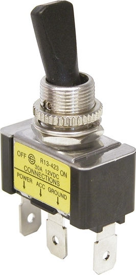 Carpoint Ein/Aus-Schalter Auto 20A 12V Universal Schwarz