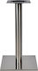 Freebox Table Stand from Inox Steel Silver 40x4...