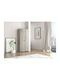 Double Door Wardrobe Ashtray 80x50x180cm