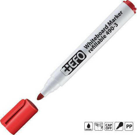 +Efo Whiteboard Marker 3mm Red