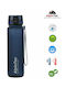 Alpin Q-1000 Water Bottle Plastic 1000ml Blue Dark Blue
