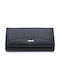 Verde Large Leather Women's Wallet Black