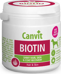 Canvit Biotin Nahrungsergänzungsmittel für Hunde in Tablettenform 230 Registerkarten für Haut & Haar 292-0007